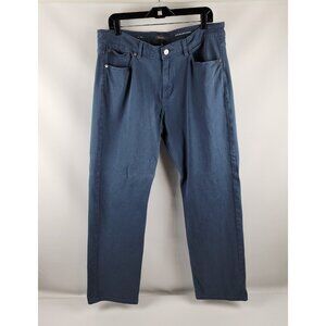 DL1961 Jeans Mens 35x30 Avery Relaxed Straight Lt Stone Blue